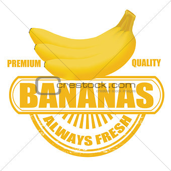 Bananas stamp