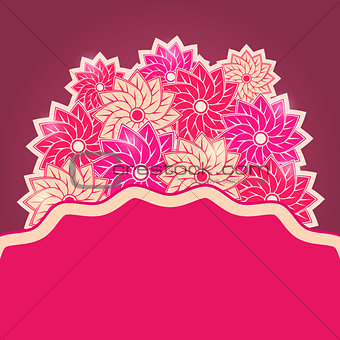 Shiny Round Pink Flower Bouquet
