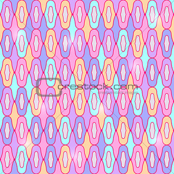 Seamless Geometric Pastel Pattern