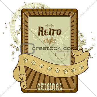 retro label
