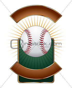 Baseball Design Template Burst