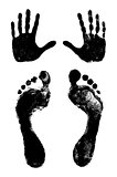 Footprints and handprints