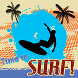 Time to surf  poster