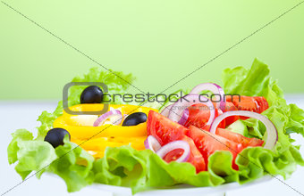 healthy food fresh vegetable salad 