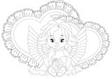 little angel Coloring page