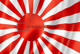 Japanese naval ensign flag
