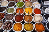 Indian colored spices 