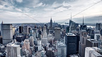 New York City Aerial View Panorama