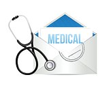 mail form a doctor with a Stethoscope
