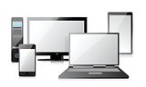 Computer, Laptop Tablet and smartphone