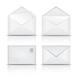 Set of White envelopes.