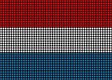 Abstract Luxembourg Flag
