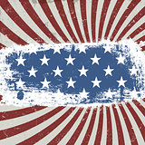 American patriotic background. Vintage style. Vector, EPS10