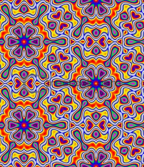 Psychedelic Seamless Pattern