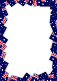 Australia flag border