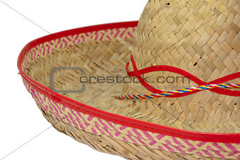 Detail of a wide-brimmed sombrero