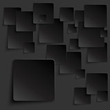 Black tiles abstract vector background eps10 vector illustration