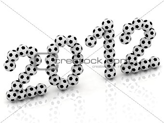 2012 of the soccer balls