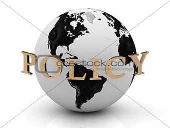 POLICY abstraction inscription around earth 