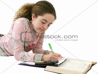 Student Doing Homework