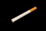 Isolated Cigarette on a black background