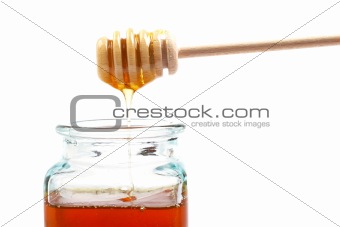 Pouring honey 
