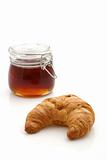 Honey and croissant