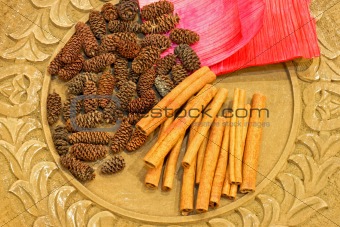 Cinnamon and cones