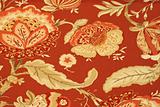 Floral pattern red