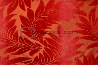Leaf pattern red