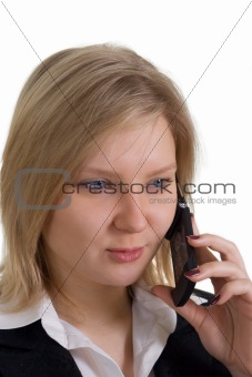 young woman talking on her mobile