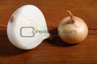 Onion and a half
