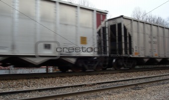 Train in Motion
