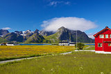 Lofoten islands in Norway