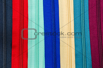 Zipper colorful background