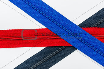 Zipper colorful background