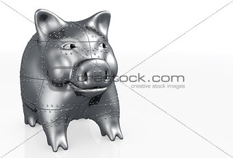 pig piggy is made of steel