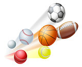 Sports balls concept