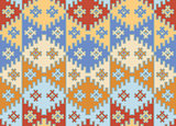 Vector. Seamless mosaic background. Indian style.
