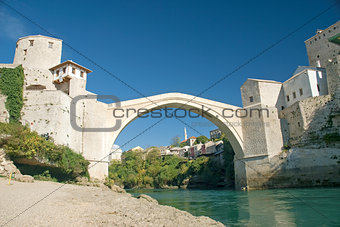 mostar bridge in bosnia