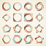 Abstract design elements,