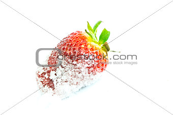 strawberry in sugar
