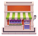 Vector small shop icon