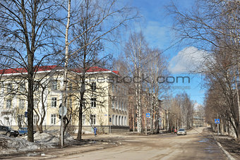 Beautiful street in Syktyvkar