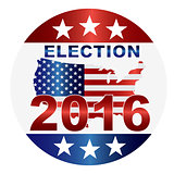 Election 2016 Button Illustration