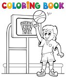 Coloring book sport and gym theme 3