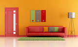Colorful  living room