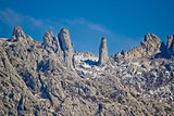 Velebit mountain national park stone sculptures