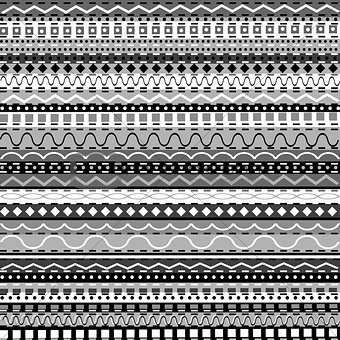 African background with black and white motifs
