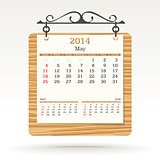 may 2014 - calendar